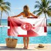 Asciugamano da Spiaggia Asciugatura Rapida Aberdeen FC Stampa Microfibra Assorbente Portatile da Viaggio Asciugamano da Nuoto