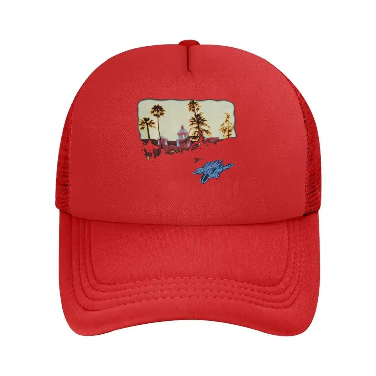 Retro  styled Hotel California Scene Mesh Baseball Cap One Size