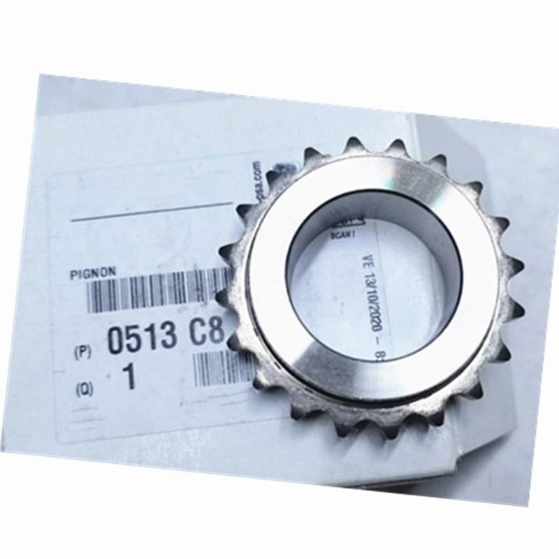0513C8 For Peugeot 3008 308CC 207CC 308SW Citroen C4L DS5 DS6 MINI 1.6T Genuine Crankshaft Timing Gear Engine Timing Pinion