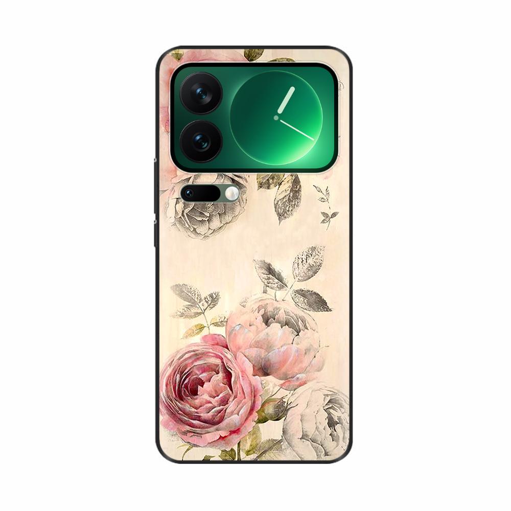 Case For Xiaomi 17 Pro Max 17 Pro Soft Black Silicone Painted Protective Phone Back Cover For Xiaomi 17 Mi17 Pro Shell Bumper