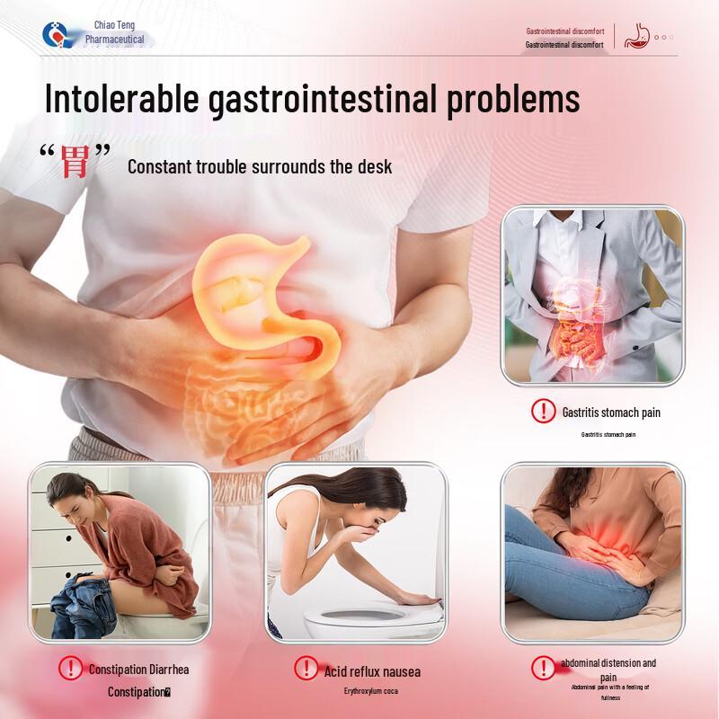 Plasture Qiaoteng Fuling Dangshen pentru Stomac și Digestie