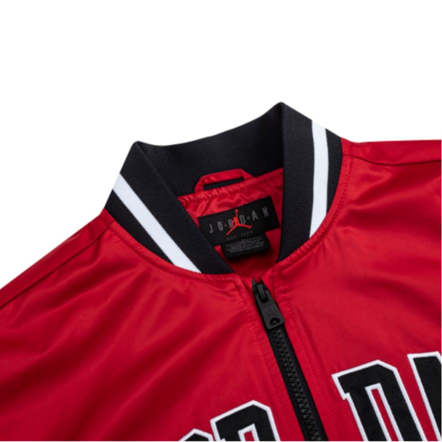 

Куртка Jordan Youth Letter Patch Baseball Collar с заниженными плечами, детские куртки Jester-Red JD2412009GS-002 S