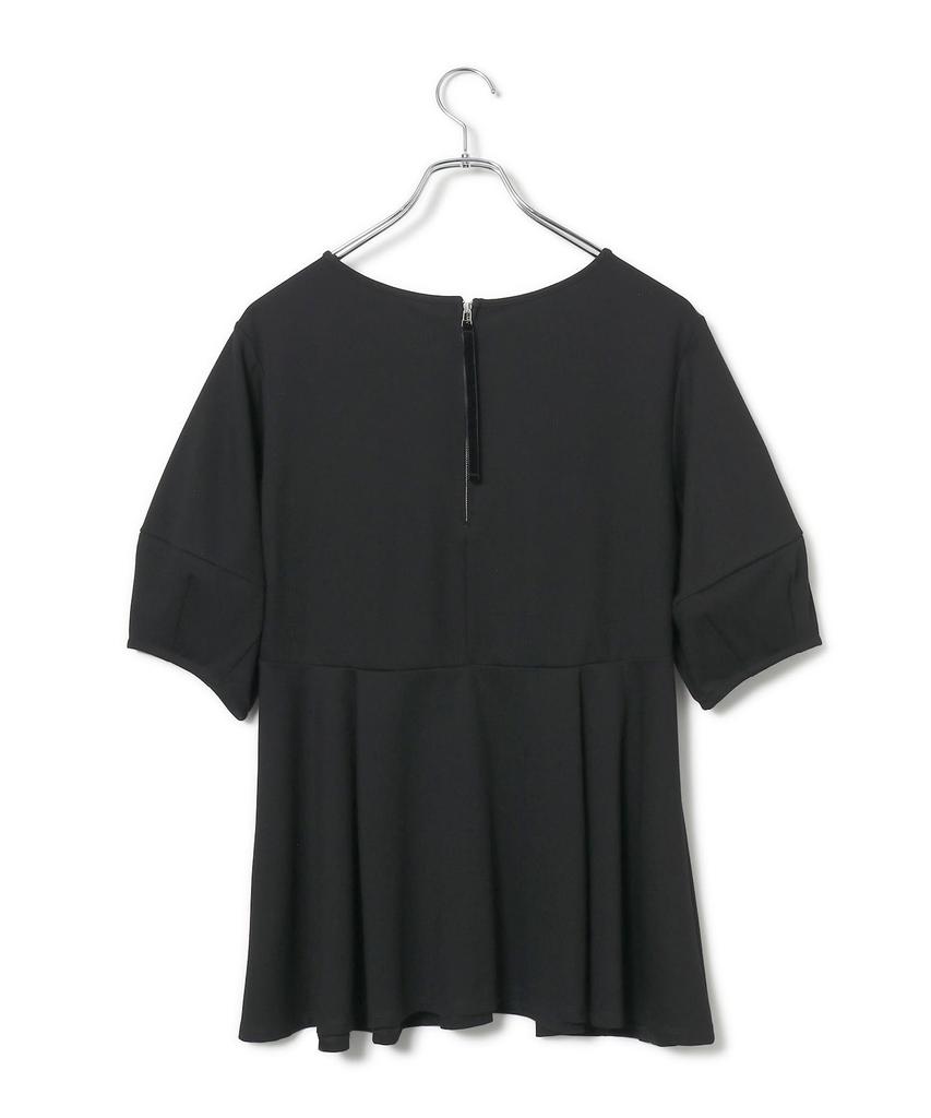 Tunic Blouse with Back Zipper [BIS] Women's Off-the-Shoulder (15)