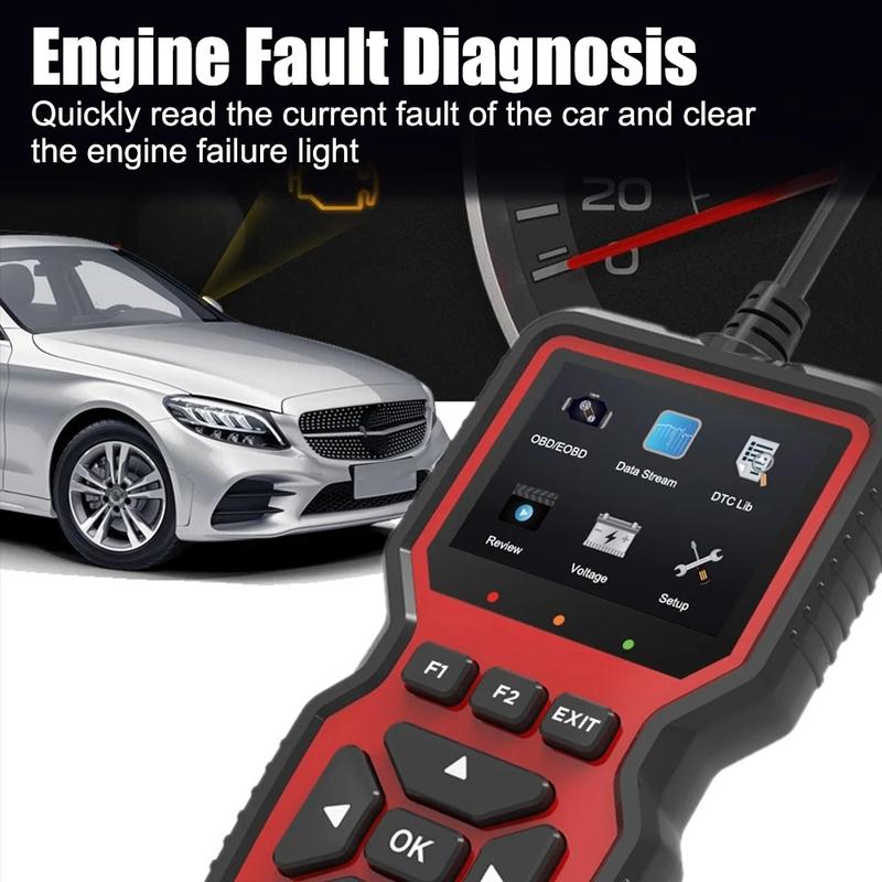 2026 Engine Fault Reading Data OBD2 Scanner V519 Elm327 Battery Voltage Detection Automotive Fault Diagnosis Instrument