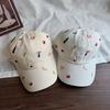 Crab Embroidered Baseball Cap Graffiti Cotton Baseball Cap Cartoon Baseball Hat  Men