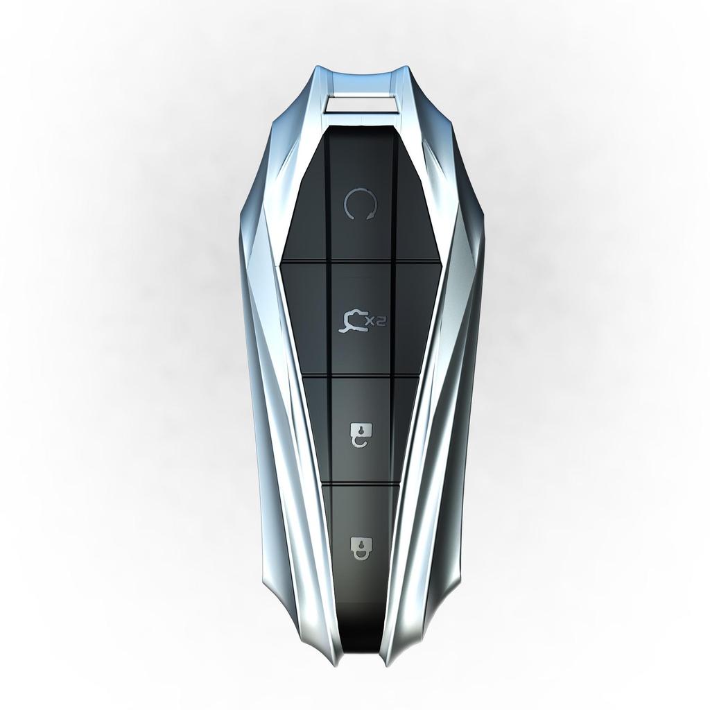 BYD Bilnøkkeldeksel for Dolphin, Song Plus, Han EV, Qin DMI, Yuan Pro, Tang DMP, Frigate 07, Seal OG-modeller.