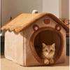 Cozy Foldable Removable Washable Pet Bed For Cats And Dogs Soft Warm Cat Dog House