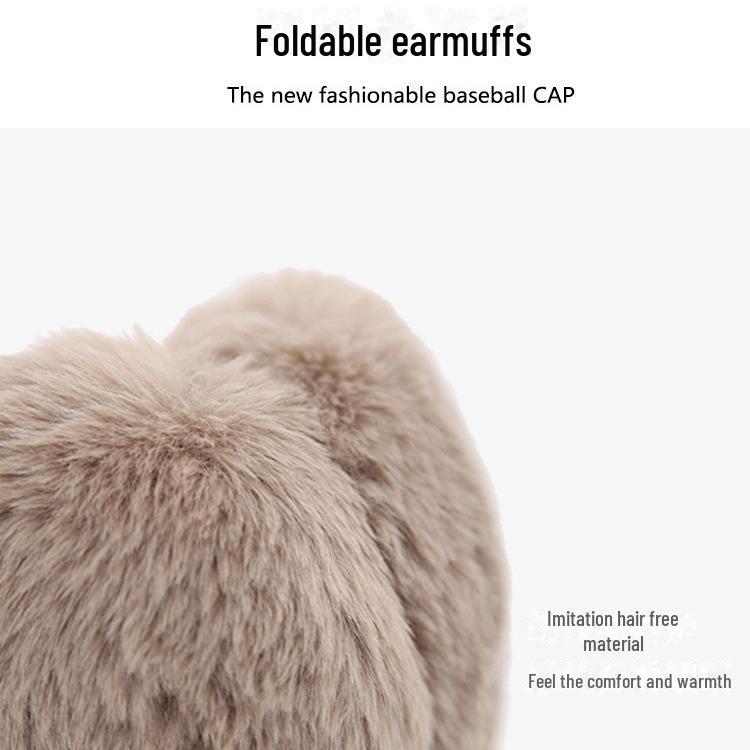 2024 Women's Winter Plush Foldable Earmuffs - Fashionable Antifreeze Ear Protection