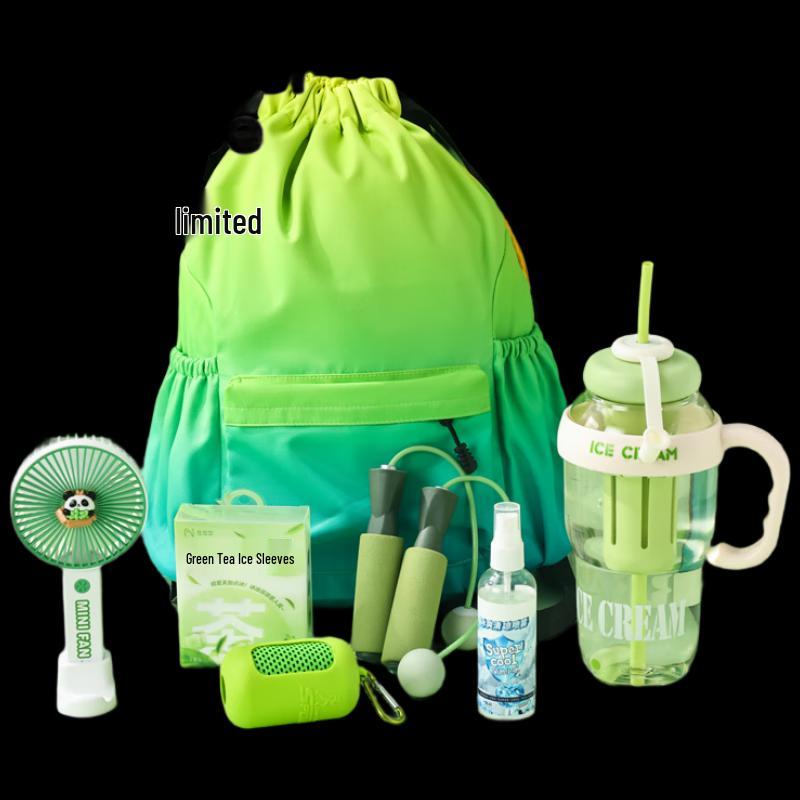 Summer Cooling Employee Gift Pack with Sports Backpack