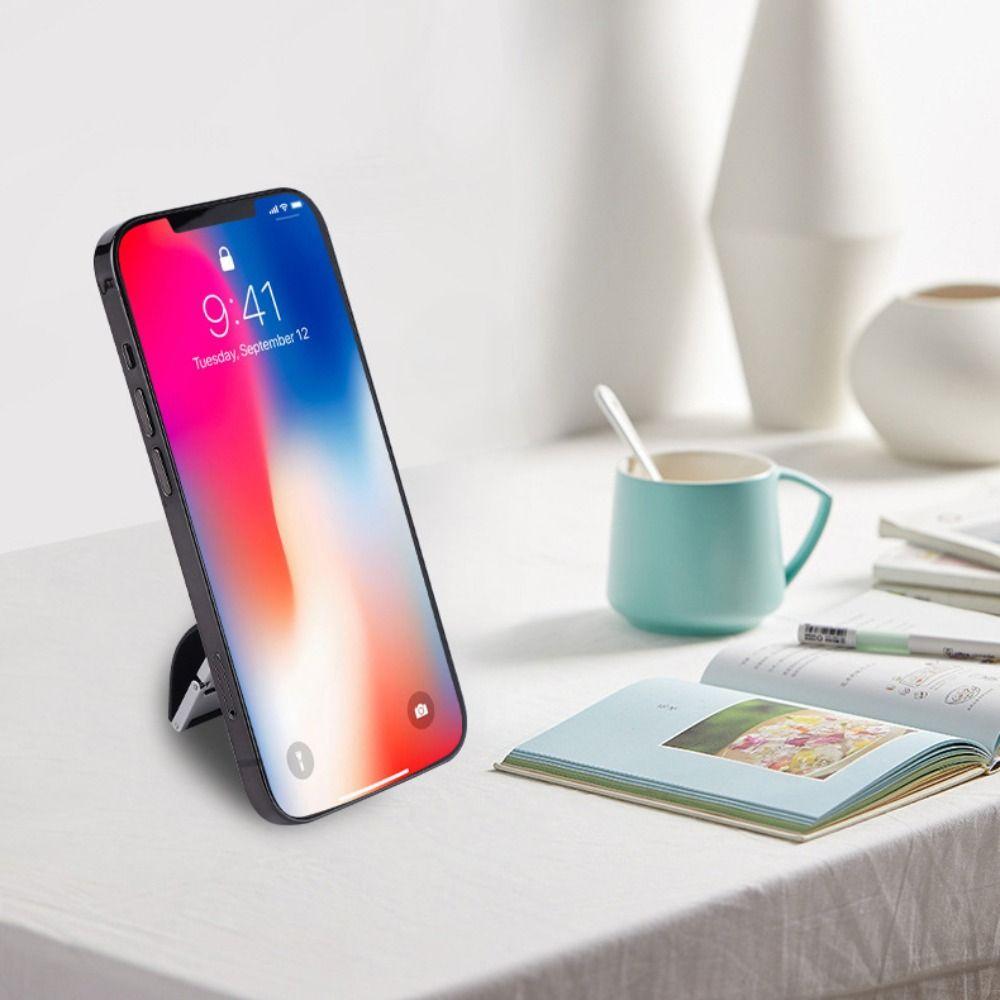 Support de téléphone magnétique pliable Anneau de doigt en silicone Support Sangle de maintien pour doigt de téléphone Pour MagSafe