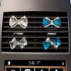 Clipe de Perfume para Carro Borboleta de Strass de Cristal Transfronteiriço Clipe Decorativo de Fragrância para Saída de Ar