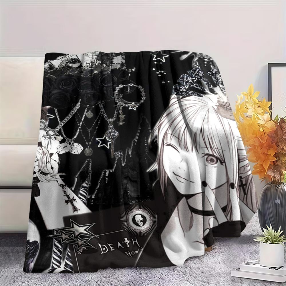 1Pc Misa Cute Print Flannel Blanket, High Quality Comfortable for All Seasons, Home Decor, Warmth and Comfort, Perfect for Christmas Gifts 59