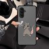 Phone Cover Case for Samsung Galaxy A54 A34 A36 A52S A72 A14 A23 A16 A15 A53 A73 A33 A17 A52 A35 A56 A55 Cartoon Cat And Mouse