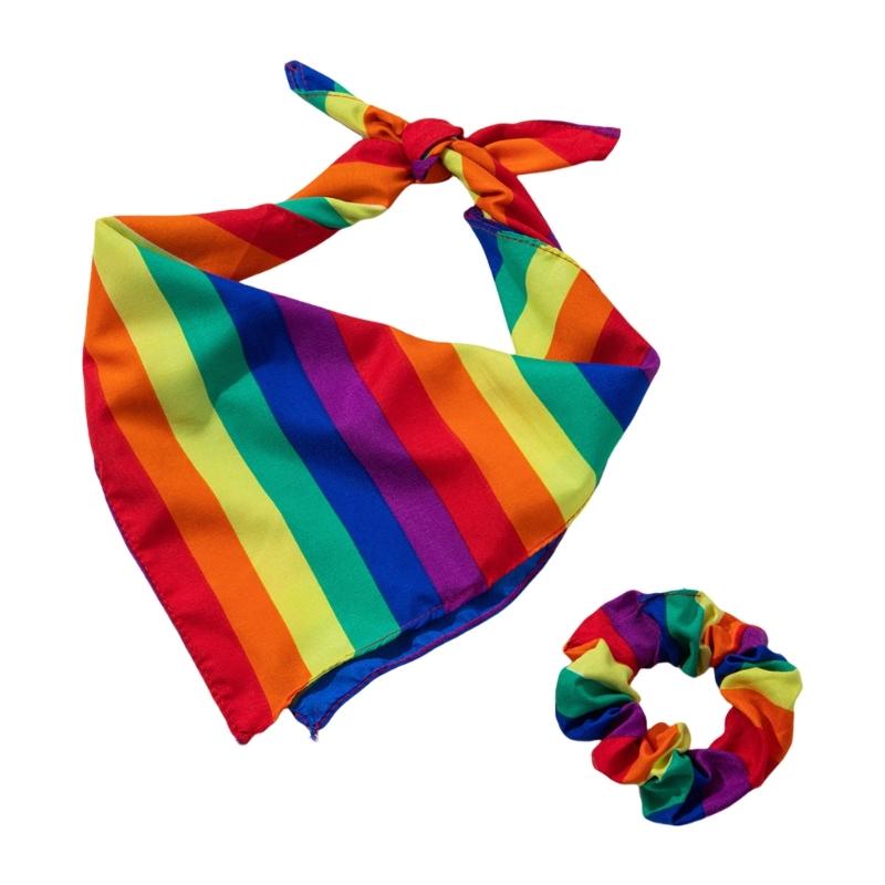 Rainbow Hair Rings Adjustable Headbands Durability Hair Loops Versatiles Hairband for Various Occasion