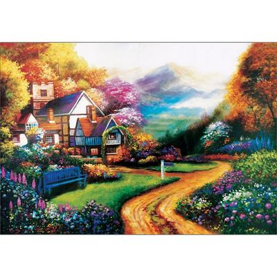 BN Puzzle Piękny Dom w Lesie (10-102) Puzzle, 1000 elementów, różne kolory. Puzzle, gry dla dzieci, zabawki edukacyjne