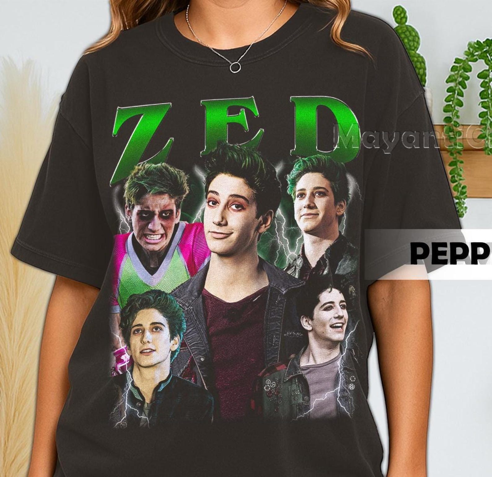 Retro 90 s Comfort Colors Disney Zed T-Shirt, Disney Zed Zombies 4 Bootleg Graphic Fan Tee T-Shirt, Gift For Women and Man 3XL