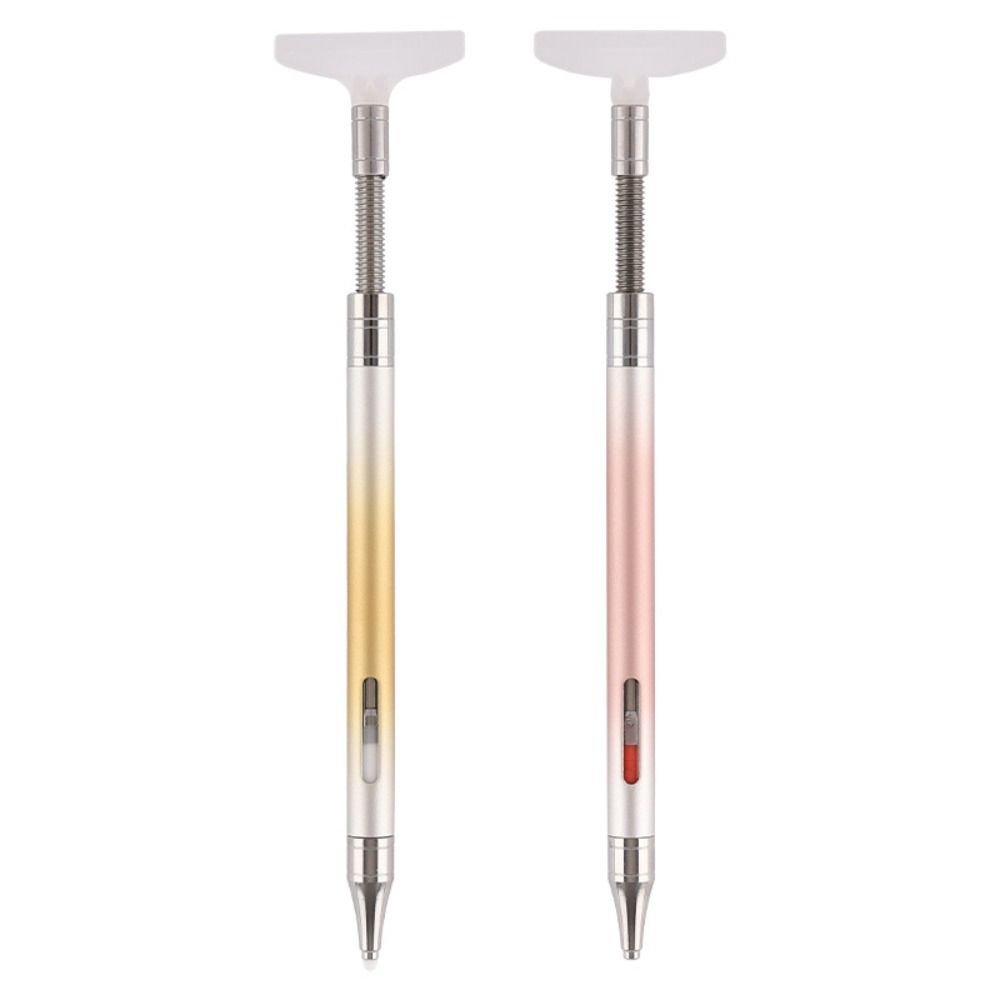 Embroidery Refillable Wax Pen DIY Craft Point Drill Pens Rotating Glue Point Pen  for Nail Art