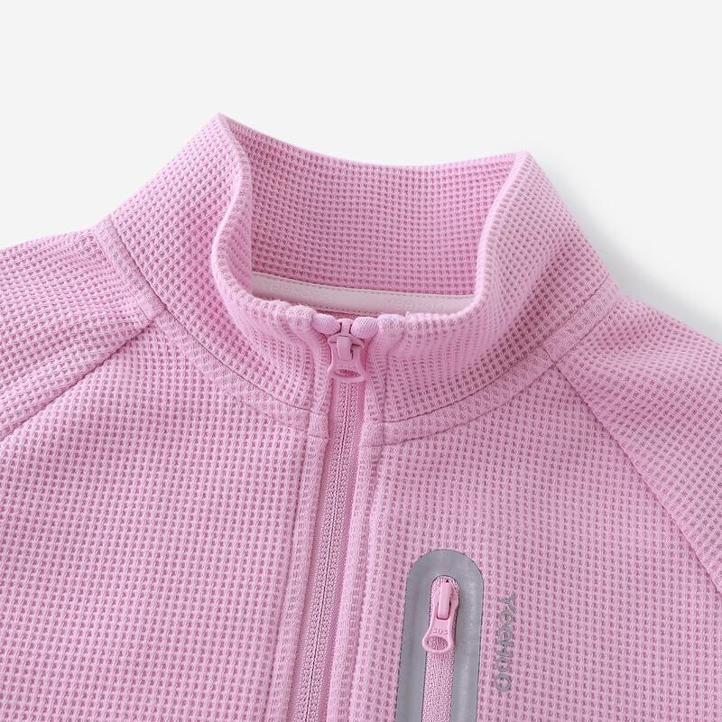 YEEHOO Children's Casual Stand-Collar Waffle Knit Jacket