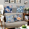 4pcs Tropical Flower Design digital printing pillow cover Short plush Suitable living rooms bedrooms sofas throw cushion cover
