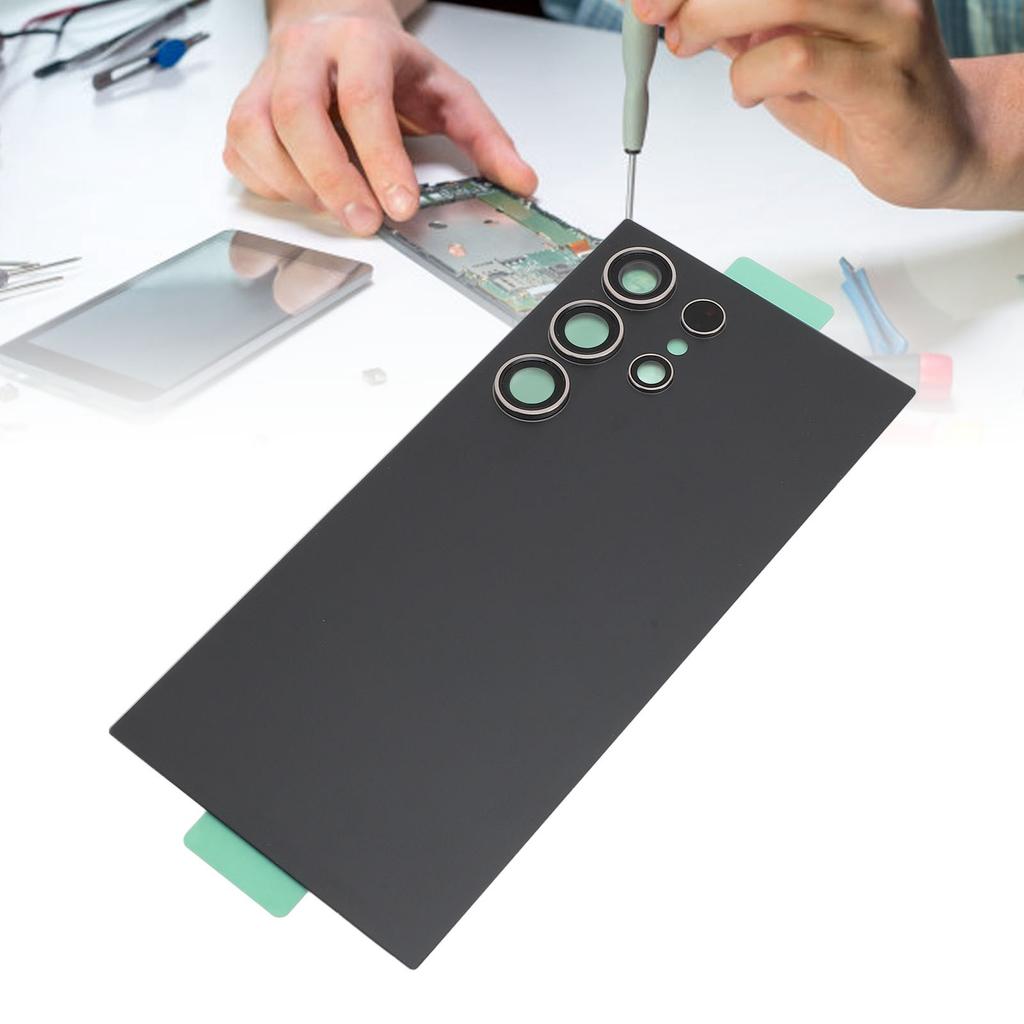 Back Glass Replacement Cover for 4 5G Rear Back Glass Door Cover with Pre Installed Camera Lens Tape Repair Tools