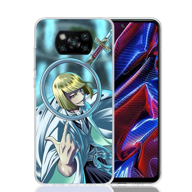 Bleach Shinji Hirako Phone Case For Xiaomi Poco X7 X6 X5 Pro F7 Ultra Redmi 15C 15 13 13C 12 12C 10 10A 10C 9 9A 9C 9T Cover Poc