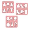 Large Size and Small Size Clay Polymer Plastic Earring Mold Clay Cutting Diy Basic Geometry Soft Pottery Earring Mold