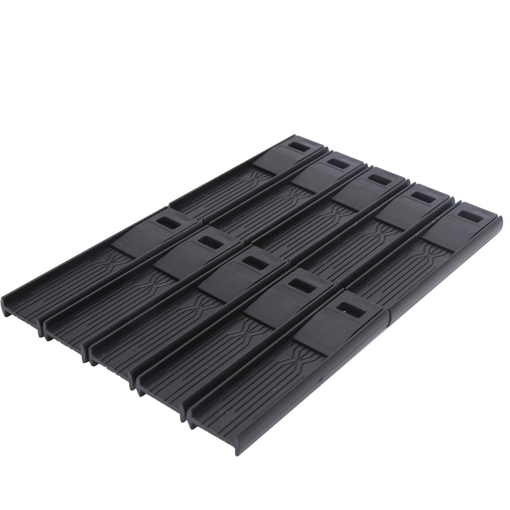 10Pcs Alto Reed Clip Black Plastic High Hardness Saxophone Clarinet AccessoriesBlack