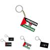 Palästina Flagge Schlüsselanhänger Anhänger Für Weltfrieden Acrylmaterial Einzelverpackung 4cm Beidseitiger Druck