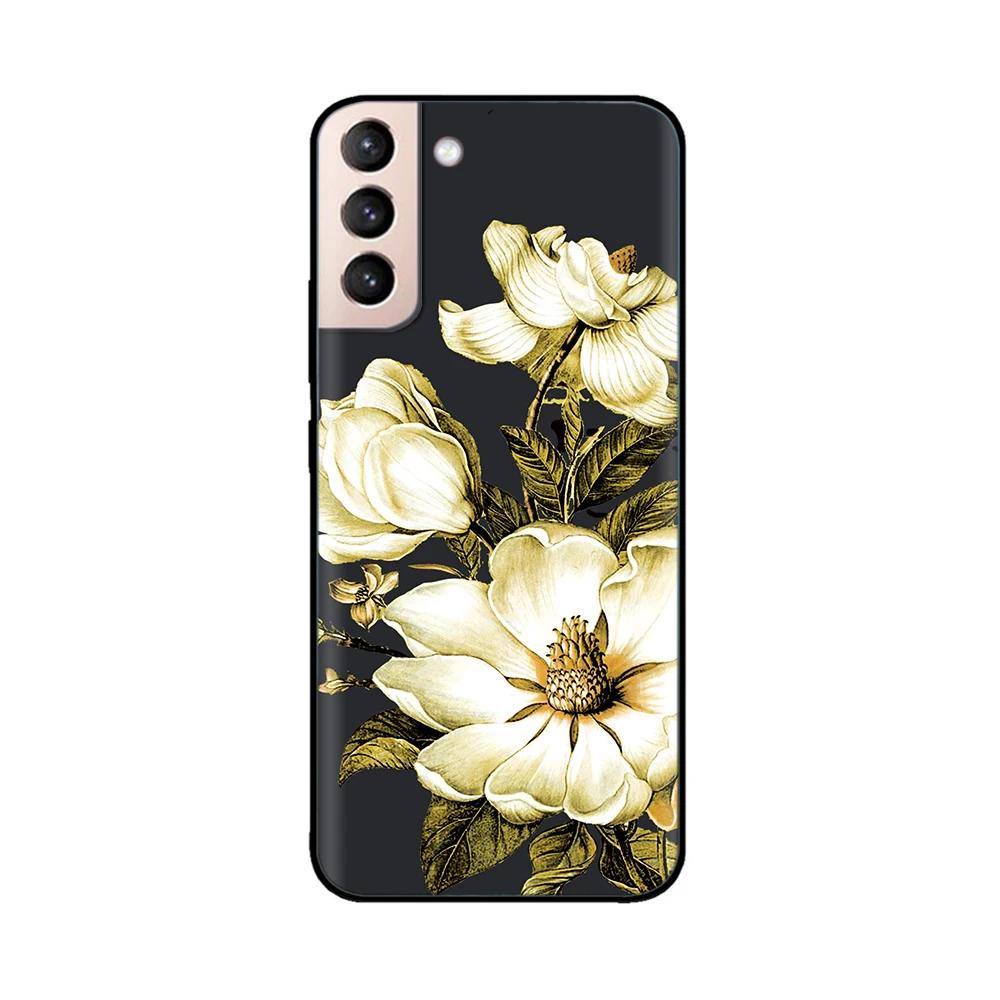 For Samsung Galaxy S21 Plus Case Soft Black Silicone Cover Protective Shell For Samsung Galaxy S21 Plus Ultra S21+ FE 5G Case