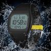 Amain Walking Watch with Vibrating and Stopwatch AWW-2502 Pedometer, Alarm, Waterproof, (Black)