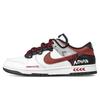 Dunk Abrasion Resistant Slip Resistant Low Top Skateboard Shoes Unisex Black White Red HF5441-100(Team1480-)