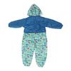 Marie Claire Kids' Snow Jumpsuit, Shinkansen, Perfect for Snow Play, Water-Repellent, Padded, Fleece-Lined, Hooded, 144350, Green, MNT 90