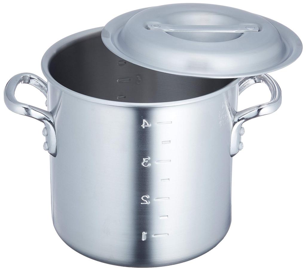 Akao Aluminum Aluminum Alloy with Aluminum Made In AZV16018 Stockpot, 18cm, Die-Cast Handle, Japan,