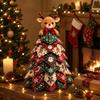 DIY Patchwork Christmas Tree 3D Fabric Sewing Craft Kit - Pumpkin