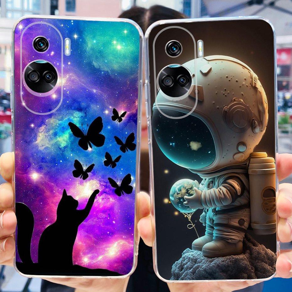 For Honor 90 Lite CRT-NX1 Cool Dragon Cartoon Phone Case For Honor 90lite Soft Silicone TPU Cases