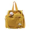 Large capacity Drawstring Bucket Bag SuperLight Style Lady Small Satchel Leisure Multi Pocket Shoulder Messenger Bag