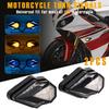 Motorcycle LED Flush Mount Turn Signals Indicators Blinker Lights Yellow & Blue