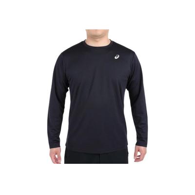 Logo Print Langarm-T-Shirt Herren Oberteile Schwarz 2031E018-001