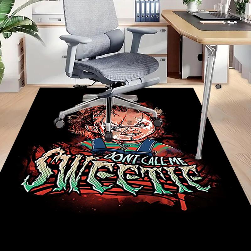 1 stuks Chucky Sweetie Tapijt, Kantoortapijt Buitenmat Huisdecoratie Vloerkleed Festival
