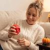 Crackling Building Block Pumpkin Skull Ball Crunchy Pumpkin Skull Squishy Toy  Hand Relax