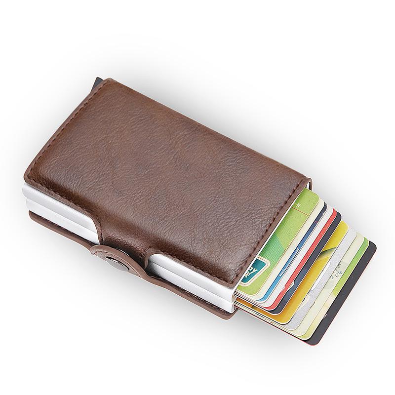 Carbon Fiber Anti-Demagnetization Card Holder Wallet - Multifunctional, Anti-Theft for Men