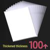 A4 Transparent L-Shaped Folder - Thickened Single-Page Sleeve and Organizer