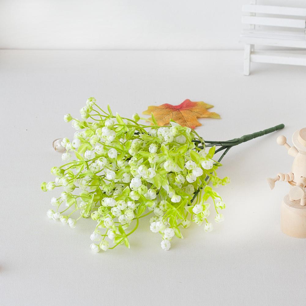 36cm 5 Forks Babysbreath  Artificial Flowers Plastic Gypsophila DIY Floral Bouquets Arrangement for Wedding Home Decoration