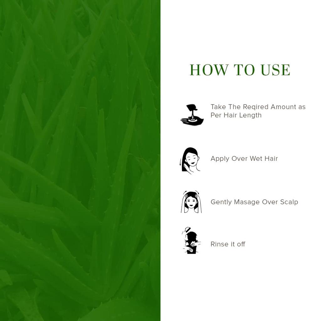 Khadi Natural Aloe Vera Hair Cleanser 210ml Pack of 1 | Nourishing Natural Hair Cleanser for All Hair Types