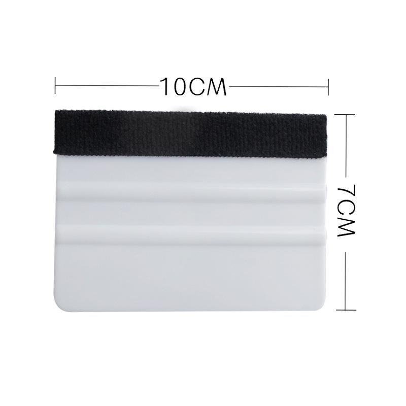 Anti-Scratch Car Film Scraper & Installation Tool with Cloth Sticker