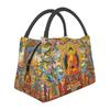 Tantric Buddhist Deity Buddhism God Buddha Insulated Lunch Bag Food Boxes Portable Container Cooler Thermal Lunch Box Tote