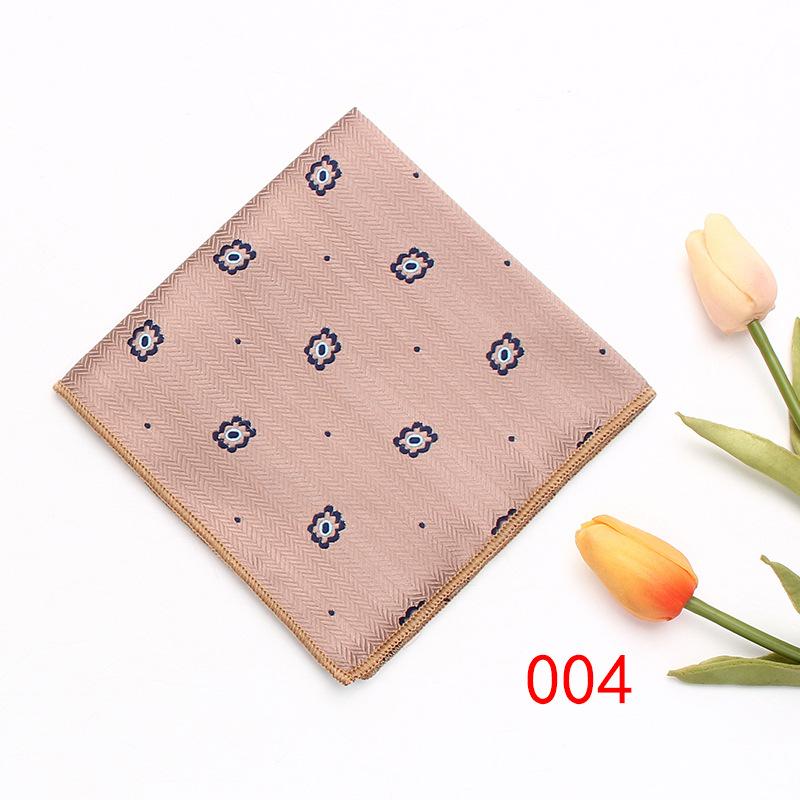 Men'S Business Suit Pocket Towel Pattern Wedding Chest Towel Handkerchief Banquet Small Square Towel Suit Accessories