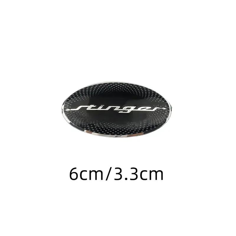 6x3.3cm Car Steering Wheel Logo Emblem Cover Sticker for KIA K2 K3 K5 K7 K9 Picanto Stinger Forte Sorento Sportage Rio Soul Ceed NK2