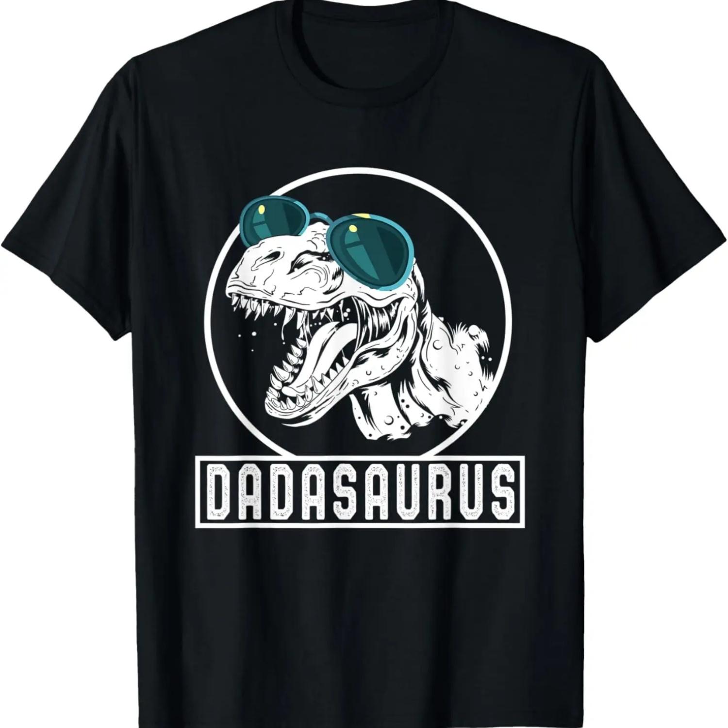 

Dadasaurus Rex Dada Saurus Father s Day Dinosaur Dad Lover T-Shirt XXXXXL чёрный