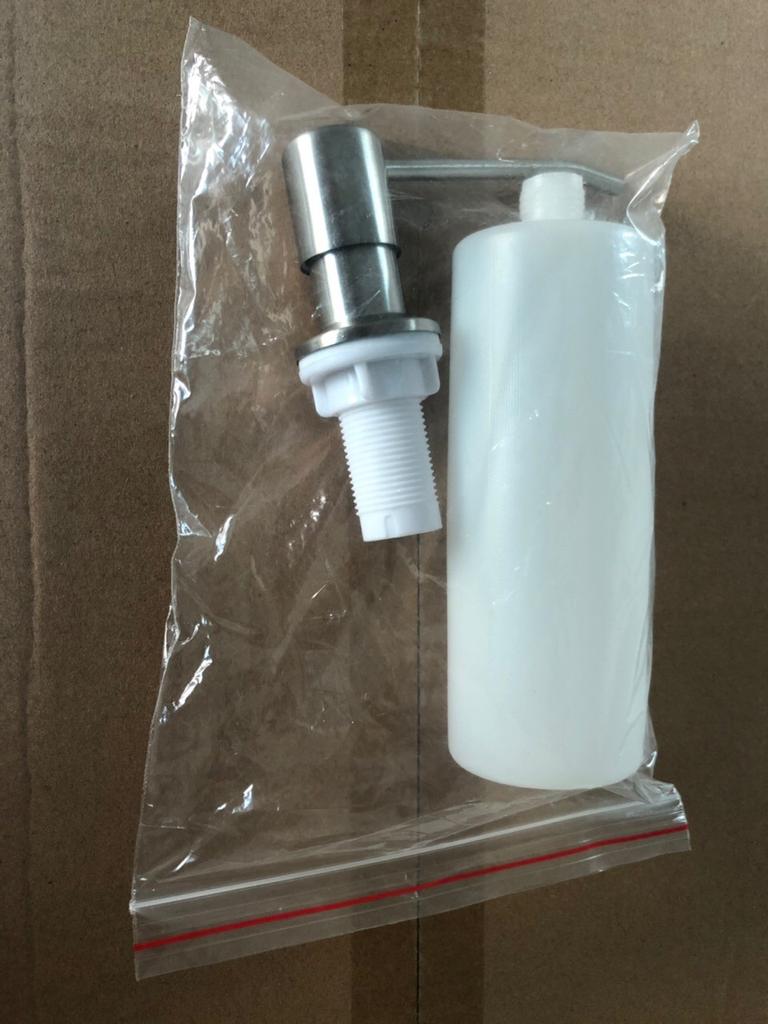 304 Stainless Steel Soap Dispenser Kitchen Sink Soap Bottle Hand Soap Dispenser Press Type Bathroom Accessory Black